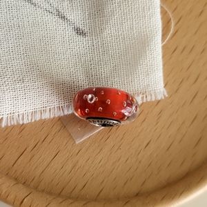 Pandora Bubble Red Murano Charm